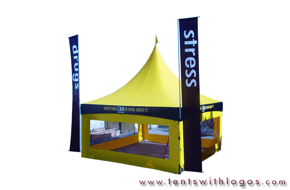 20 x 20 High Peak Tent - Church of Scientology