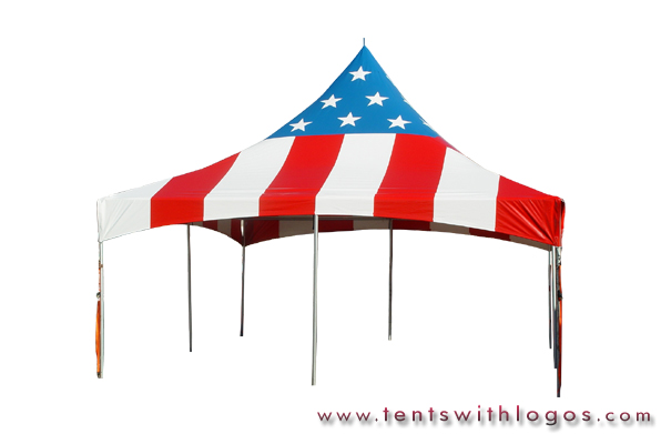 20 x 20 High Peak Tent - Flag Top