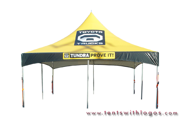 20 x 20 High Peak Tent - Toyota Tundra